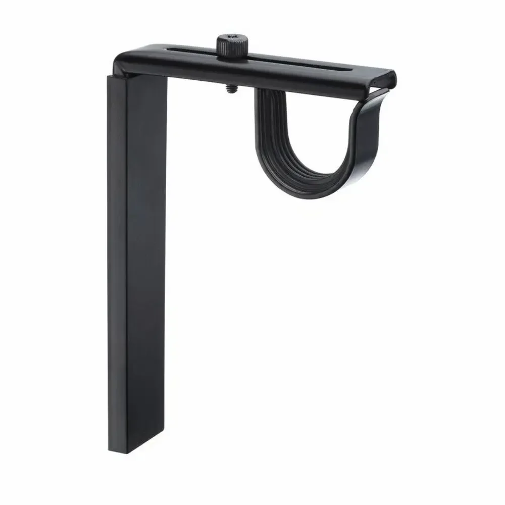 IKEA Betydlig Black Curtain Rod Bracket Wall Ceiling Mount Support Hardware NEW